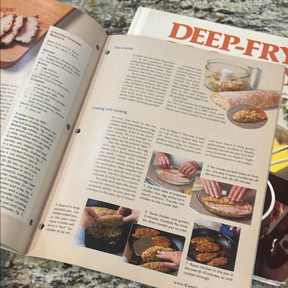 Deep-Fry 1977 Cookery Hardback Book- Bonus Cuisine at Home cookbook - Picture 13 of 16